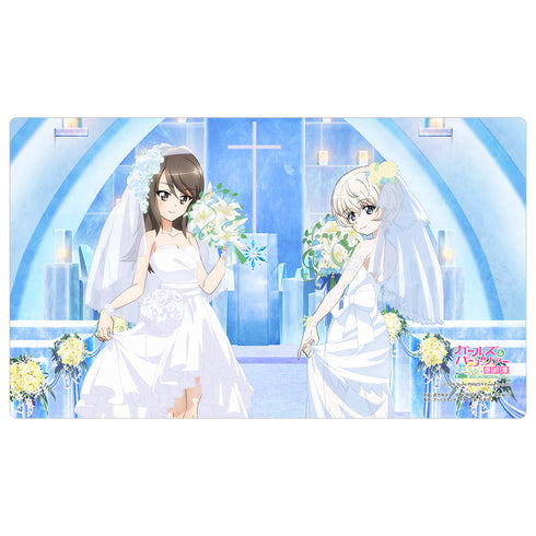 『ガールズ&パンツァー 最終章』描き下ろしラバーマット(ミカ&ヨウコ/ウエディング)